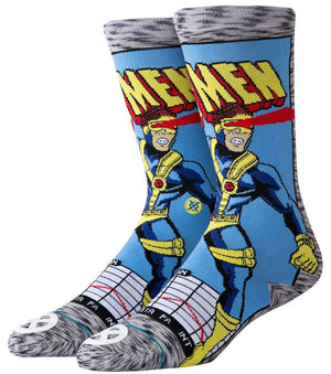 Stance Socks Unisex Marvel Cyclops Comic Crew Grey