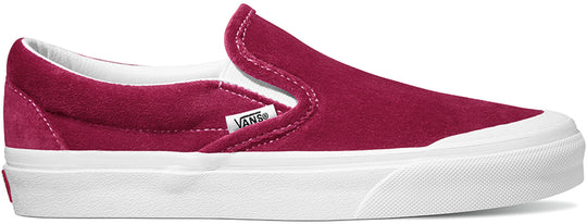 Vans Classic Slip-On TC Velvet Beet Red/White