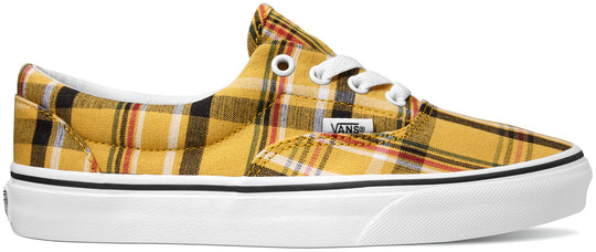 Vans Eras Plaid Yellow/True White