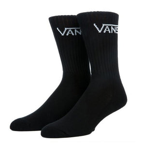Vans Classic Crew Sock (Men's 6.5-9, 3PK) Black