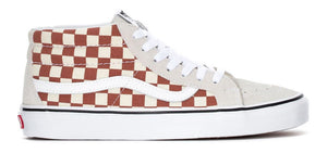 Vans Sk8-Mid Reissue (2-Tone Checker) Auburn/Classic White