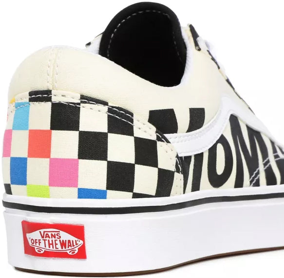 
            
                Load image into Gallery viewer, Vans Old Skool ComfyCush (MoMA) Checker Black/True White
            
        