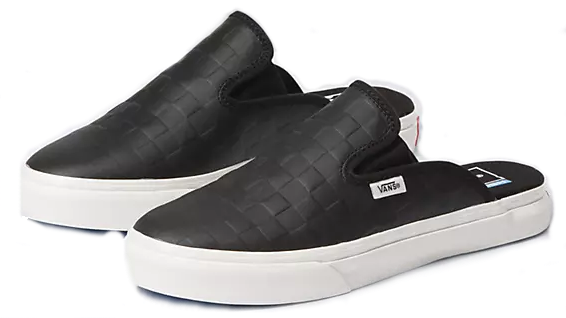 
            
                Load image into Gallery viewer, Vans Mule SF Leather (Checkerboard) Black
            
        