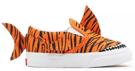 Vans Toddler Slip-on V Tiger Shark Orange