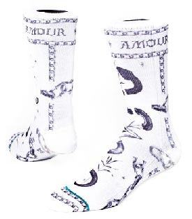 Stance Socks Womens Amour Crew White