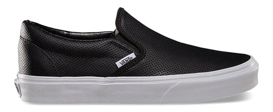 Vans Classic Slip-On (Perf Leather) Black