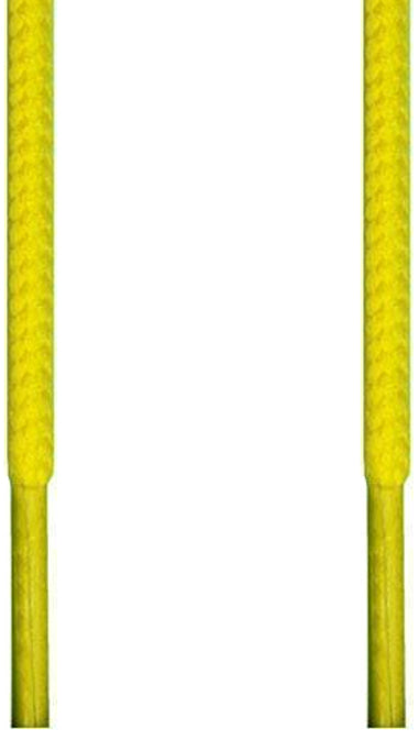 Fashion Round Shoe Laces Yellow